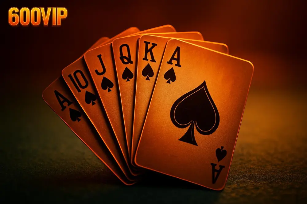 600VIP Teen Patti โ a close-up of traditional playing cards fanned out on a felt table 600VIP Teen Patti โ a close-up of traditional playing cards fanned out on a felt table